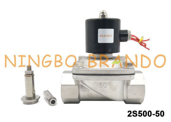 जल उपचार DC24V AC220V के लिए UNI-D टाइप SUW-50 G2 '' स्टेनलेस स्टील सोलनॉइड वाल्व