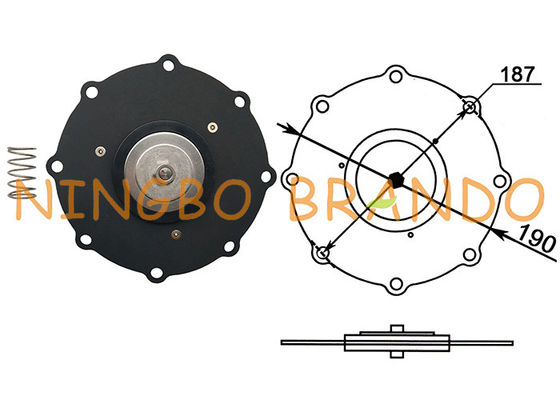 C113928 3 '' इंच SCEX353.060 पल्स जेट वाल्व रिप्लेसमेंट डायफ्राम