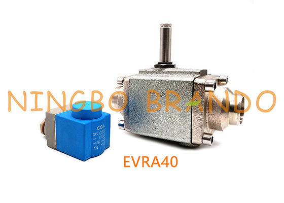 EVRA 40 1 1/2 '' 2 '' अमोनिया प्लांट रेफ्रिजरेशन सोलेनॉइड वाल्व