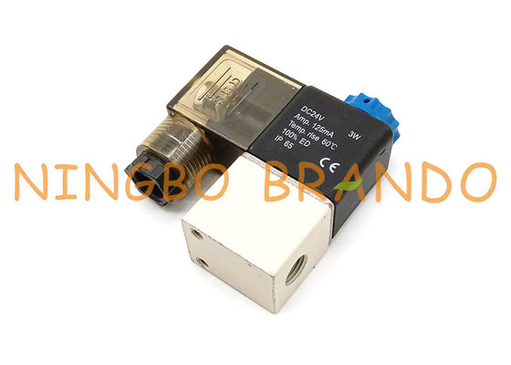 2 स्थिति 2 रास्ता 1/8 '' 2V025-06 DIN43650A वायवीय सोलेनॉइड वाल्व