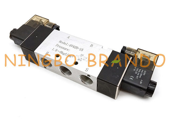 एयरटैक टाइप 4V420-15 1/2 '' 5/2 वे डबल सोलेनॉइड न्यूमेटिक वाल्व